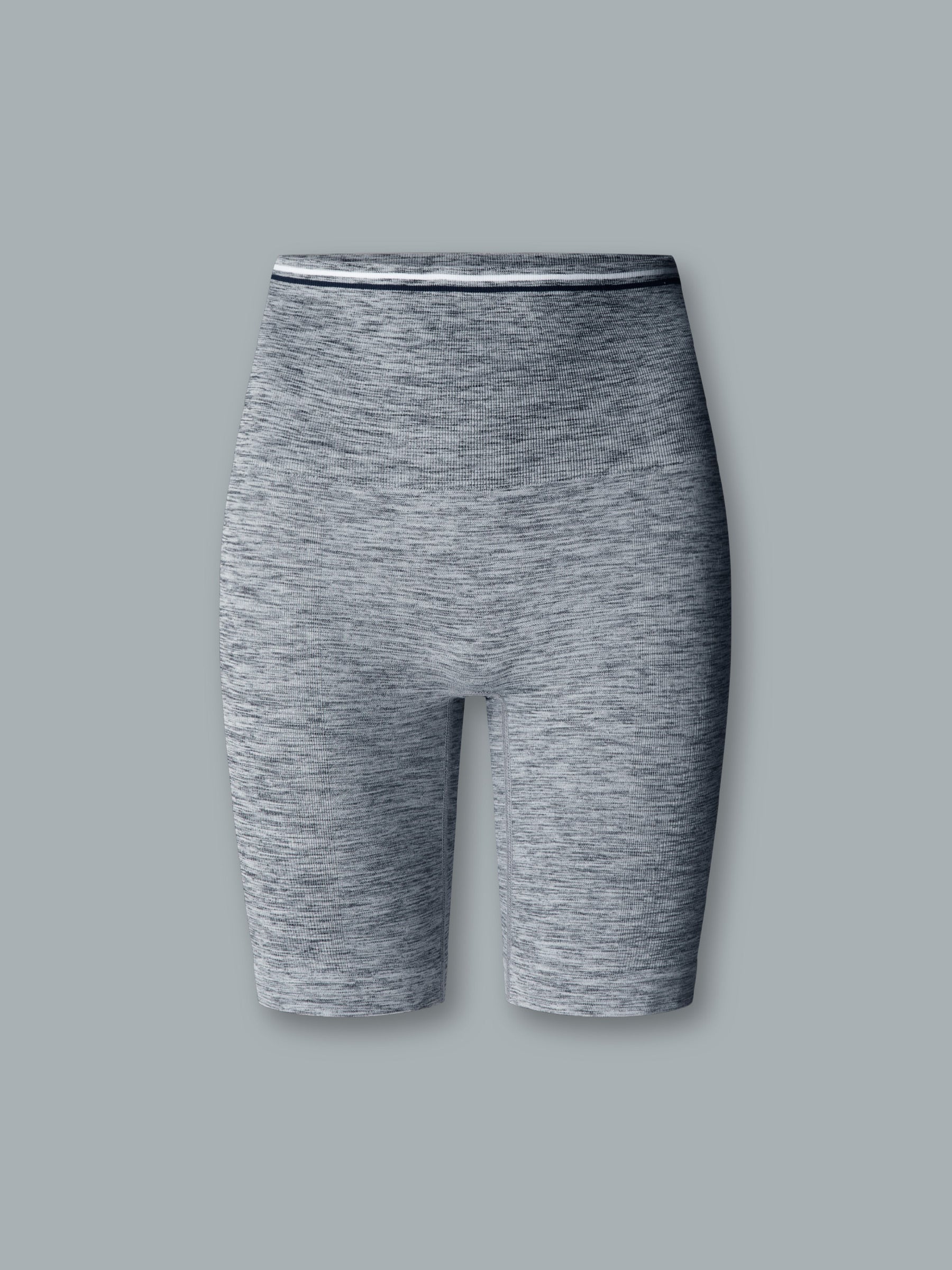 CHISEL MELANGE 8" Bike Short Grey Marl - Image 3