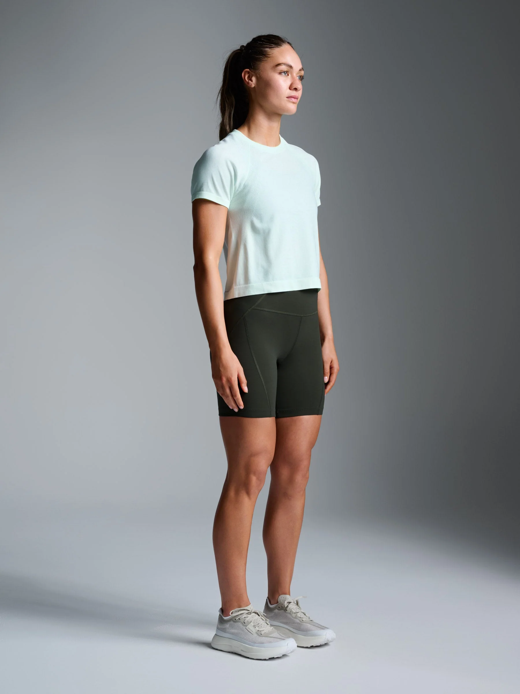 HERE TODAY Cropped Tee Mint - Image 4