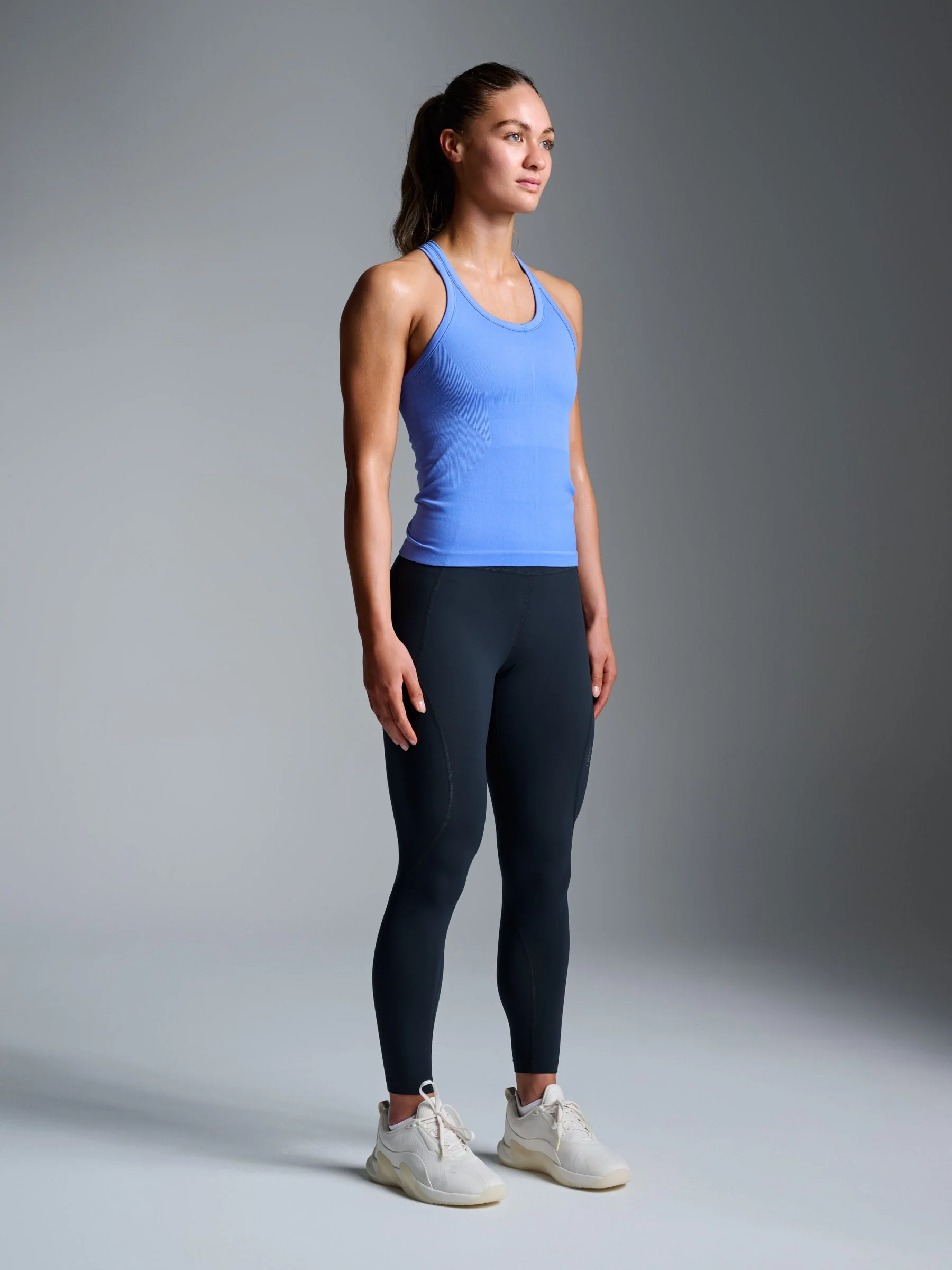 MUSCLE TANK (RECYCLED) Vibrant Blue - Image 4