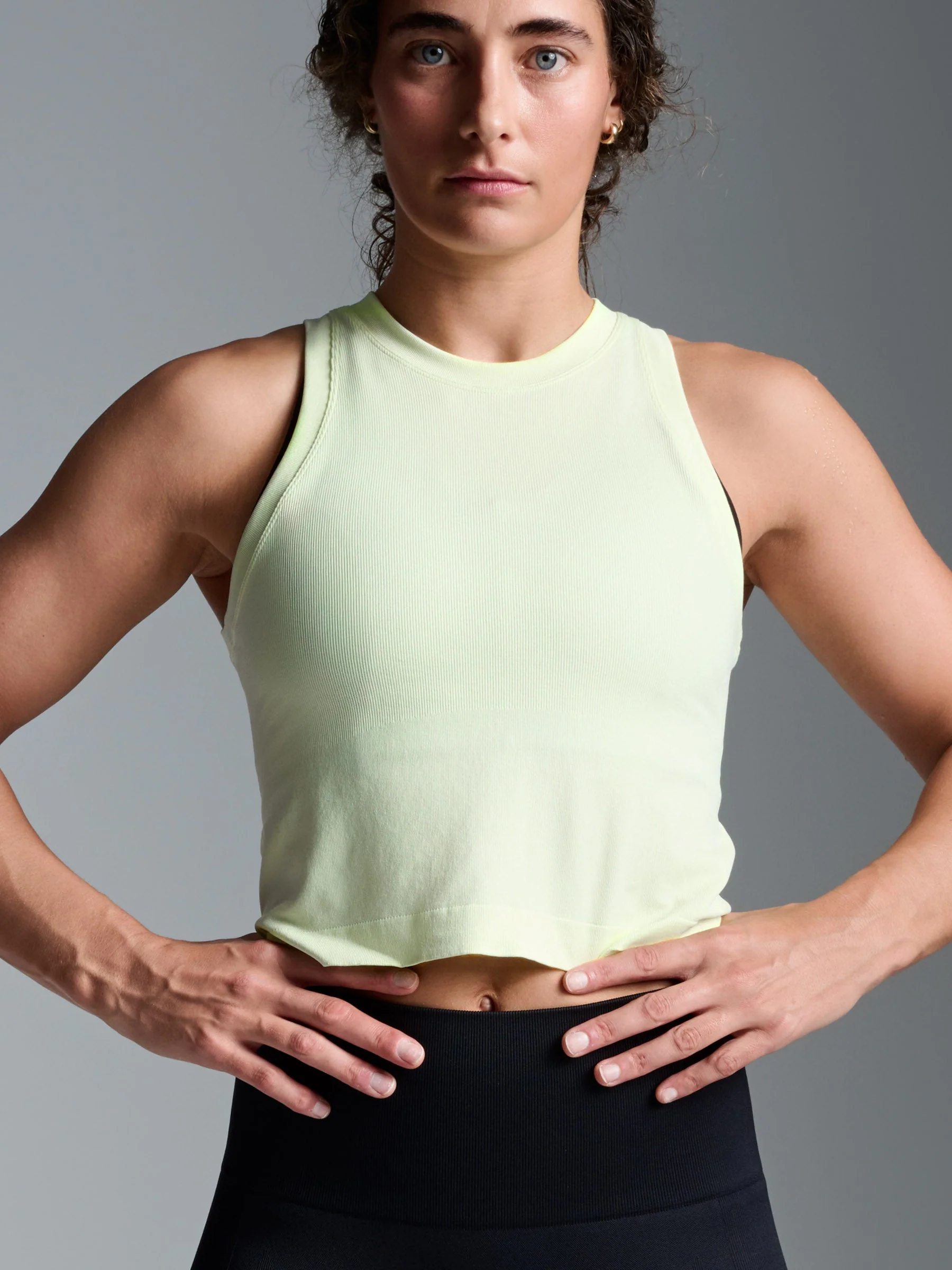 POWER CROP Tank Lemon Lime - Image 4